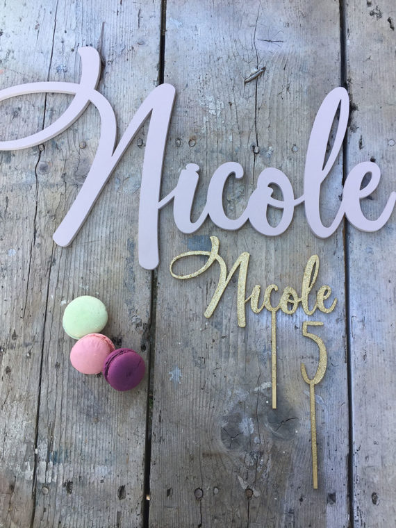cake topper numero