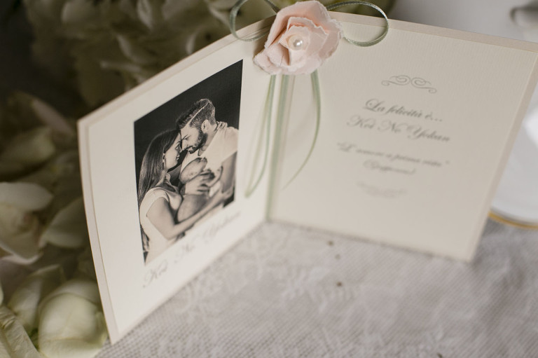 segnatavolo matrimonio