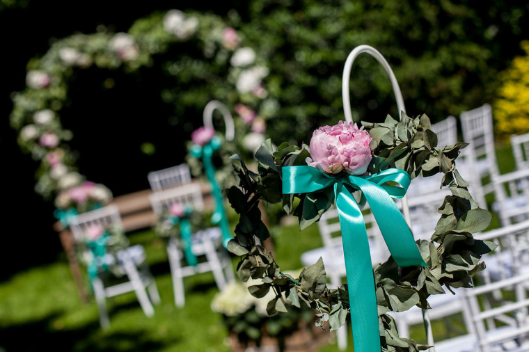 wedding in the park