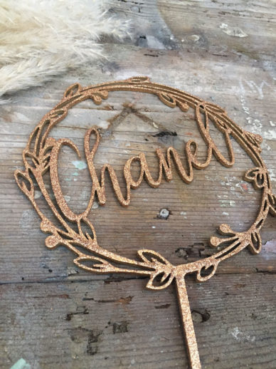 cake topper glitter
