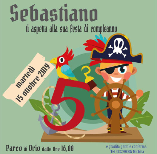 invito compleanno pirati