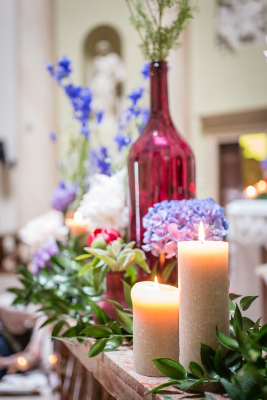 candele matrimonio