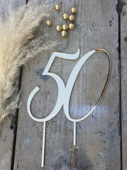 cake topper specchio