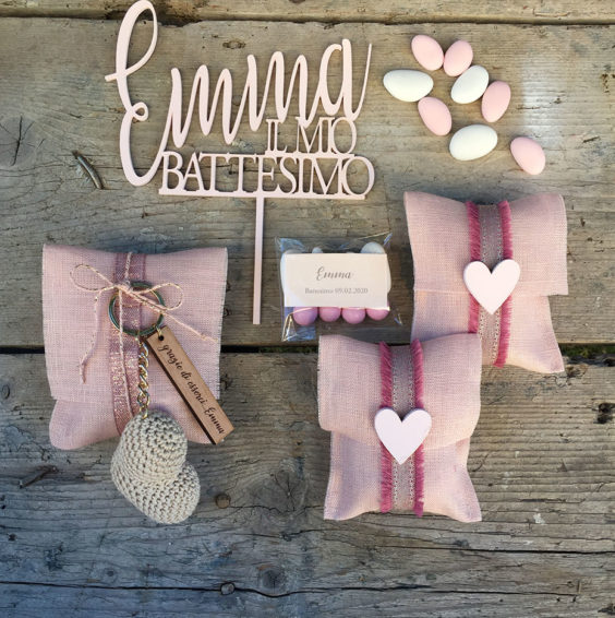 cake topper battesimo