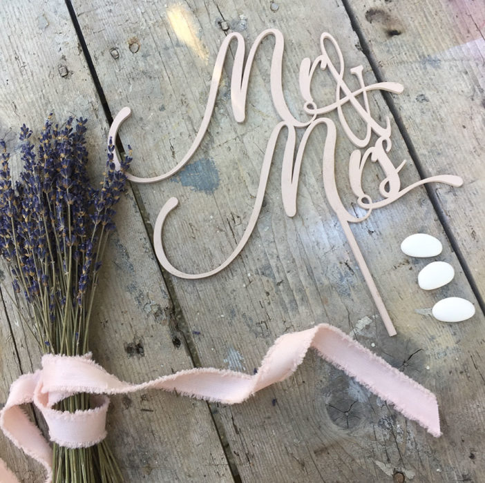 cake topper mr and mrs