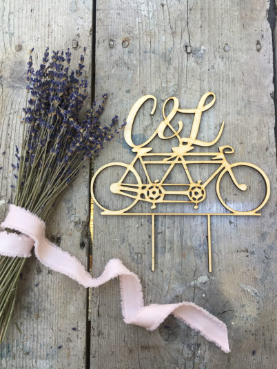 cake topper tandem