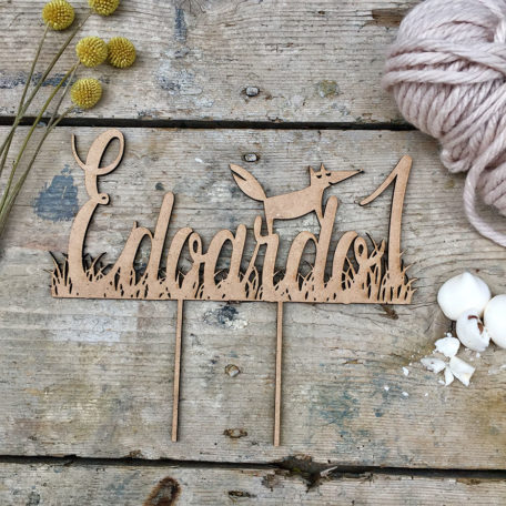 cake topper volpe