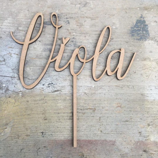 cake topper nome