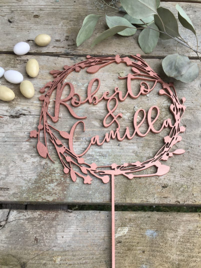 cake topper bronzo